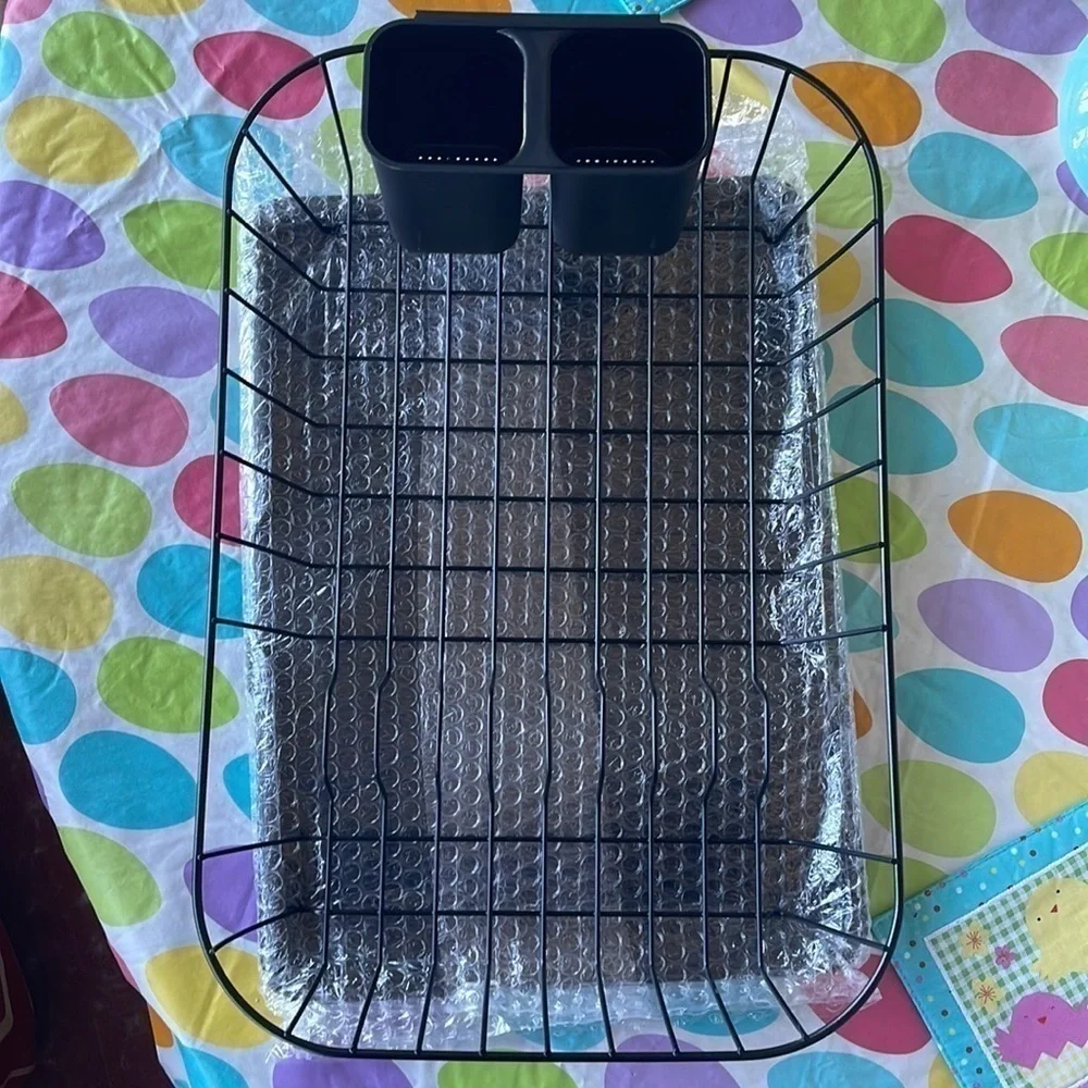 Brand New Large Dish Drying Rack Drying Rack w/ Swivel Spout for Kitchen Counter